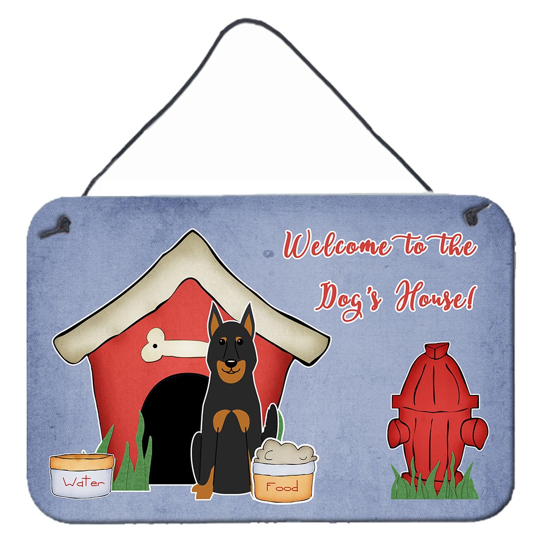 Dog House Collection Beauce Shepherd Dog Wall or Door Hanging Prints BB2834DS812 by Caroline's Treasures