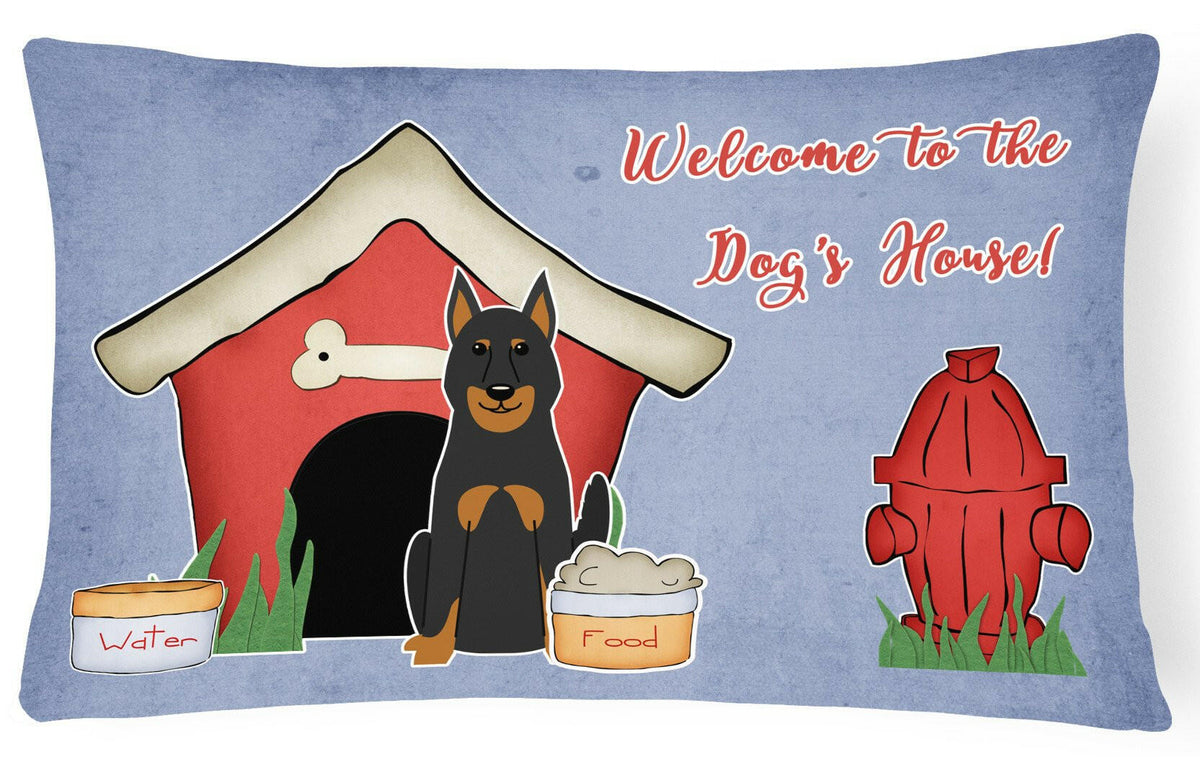 Dog House Collection Beauce Shepherd Dog Canvas Fabric Decorative Pillow BB2834PW1216 by Caroline&#39;s Treasures