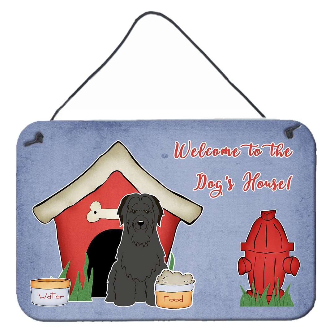 Dog House Collection Briard Black Wall or Door Hanging Prints BB2835DS812 by Caroline&#39;s Treasures