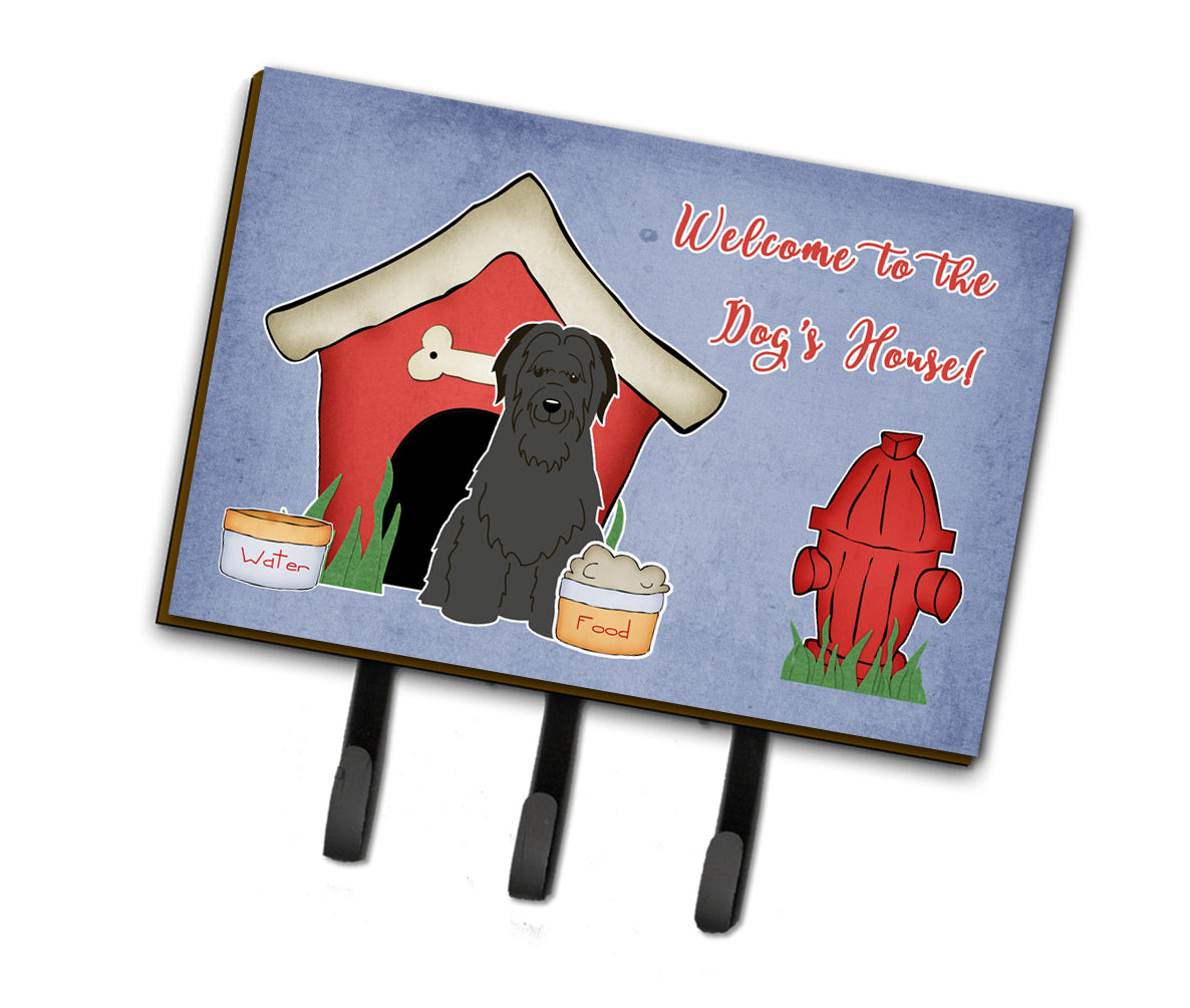 Dog House Collection Briard Black Leash or Key Holder BB2835TH68  the-store.com.