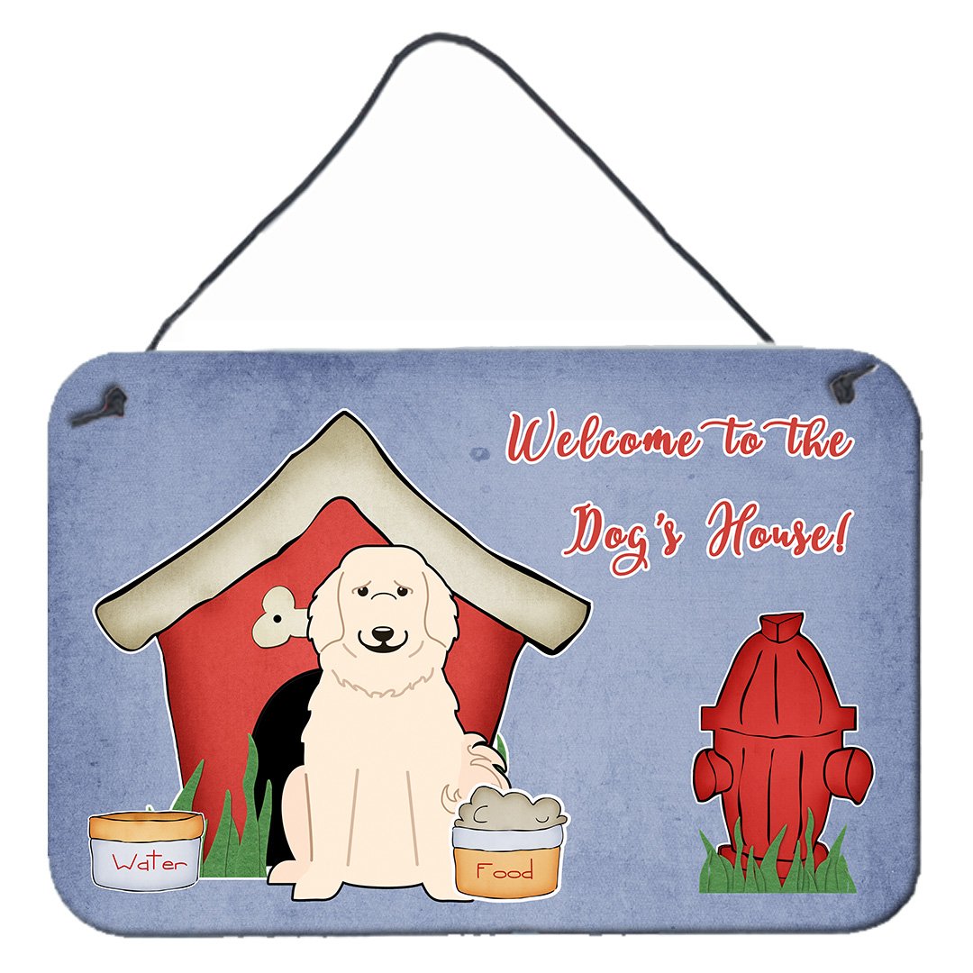 Dog House Collection Great Pyrenese Wall or Door Hanging Prints BB2837DS812 by Caroline&#39;s Treasures
