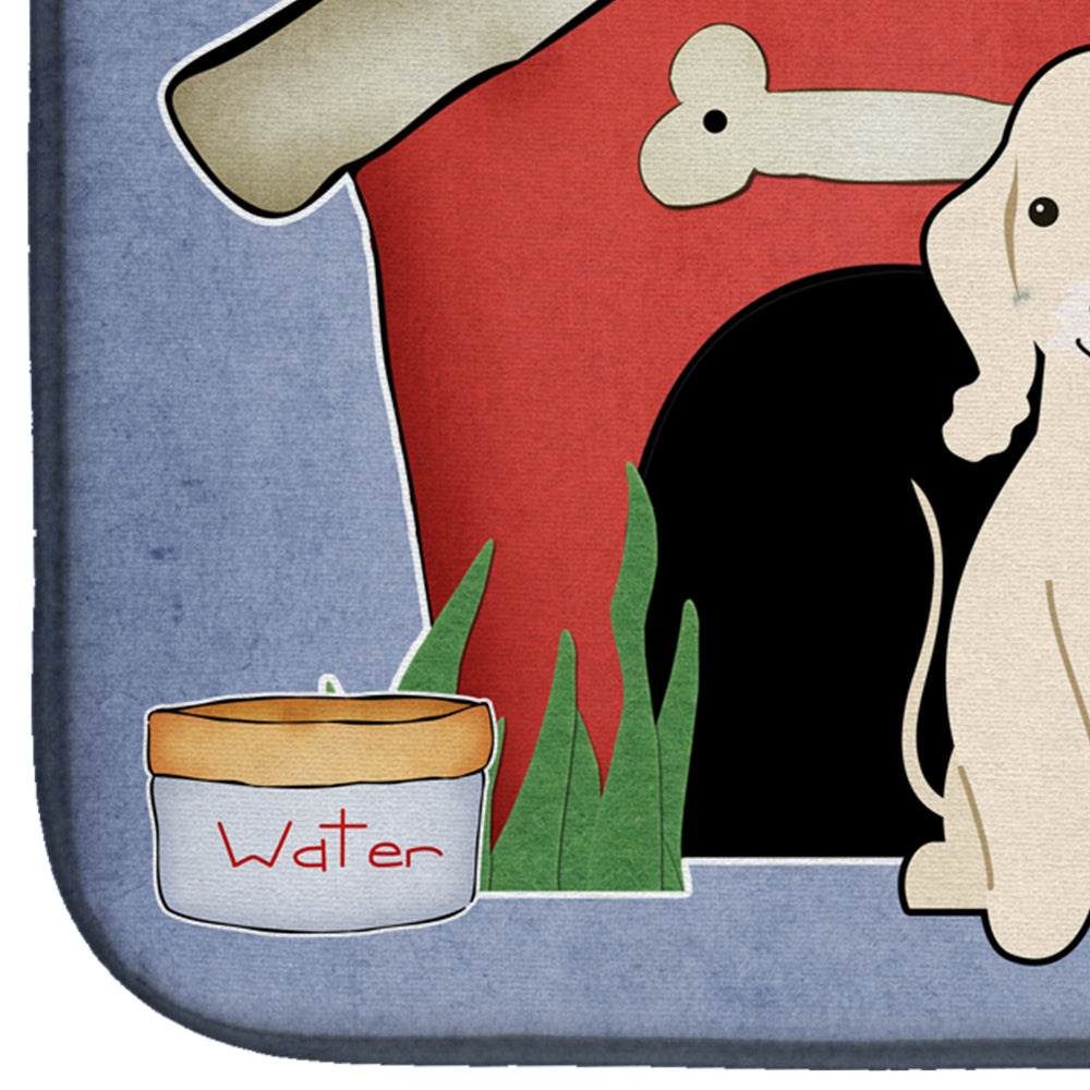 Dog House Collection Bedlington Terrier Sandy Dish Drying Mat BB2845DDM  the-store.com.