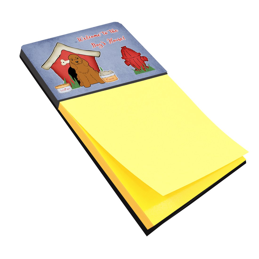 Dog House Collection Cocker Spaniel Red Sticky Note Holder BB2849SN by Caroline's Treasures