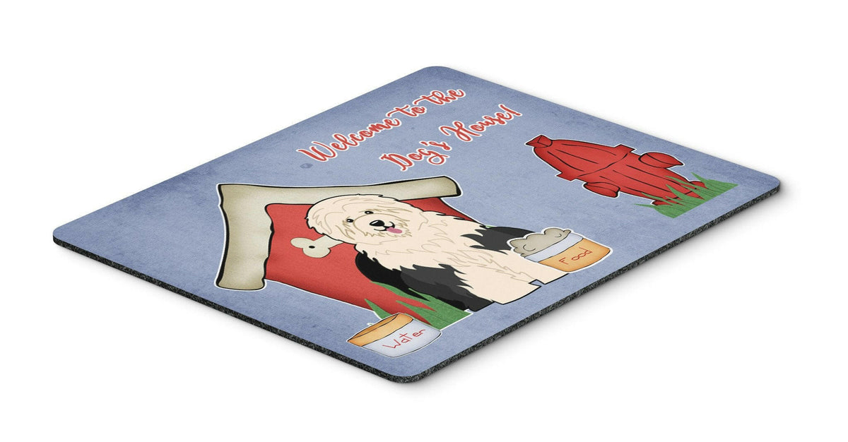 Dog House Collection Old English Sheepdog Mouse Pad, Hot Pad or Trivet BB2850MP by Caroline&#39;s Treasures