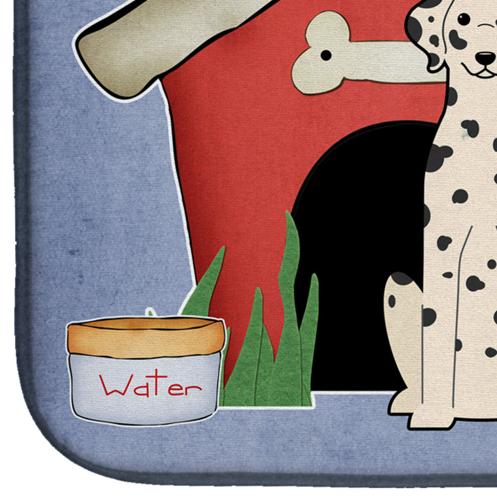 Dog House Collection Dalmatian Dish Drying Mat BB2851DDM  the-store.com.