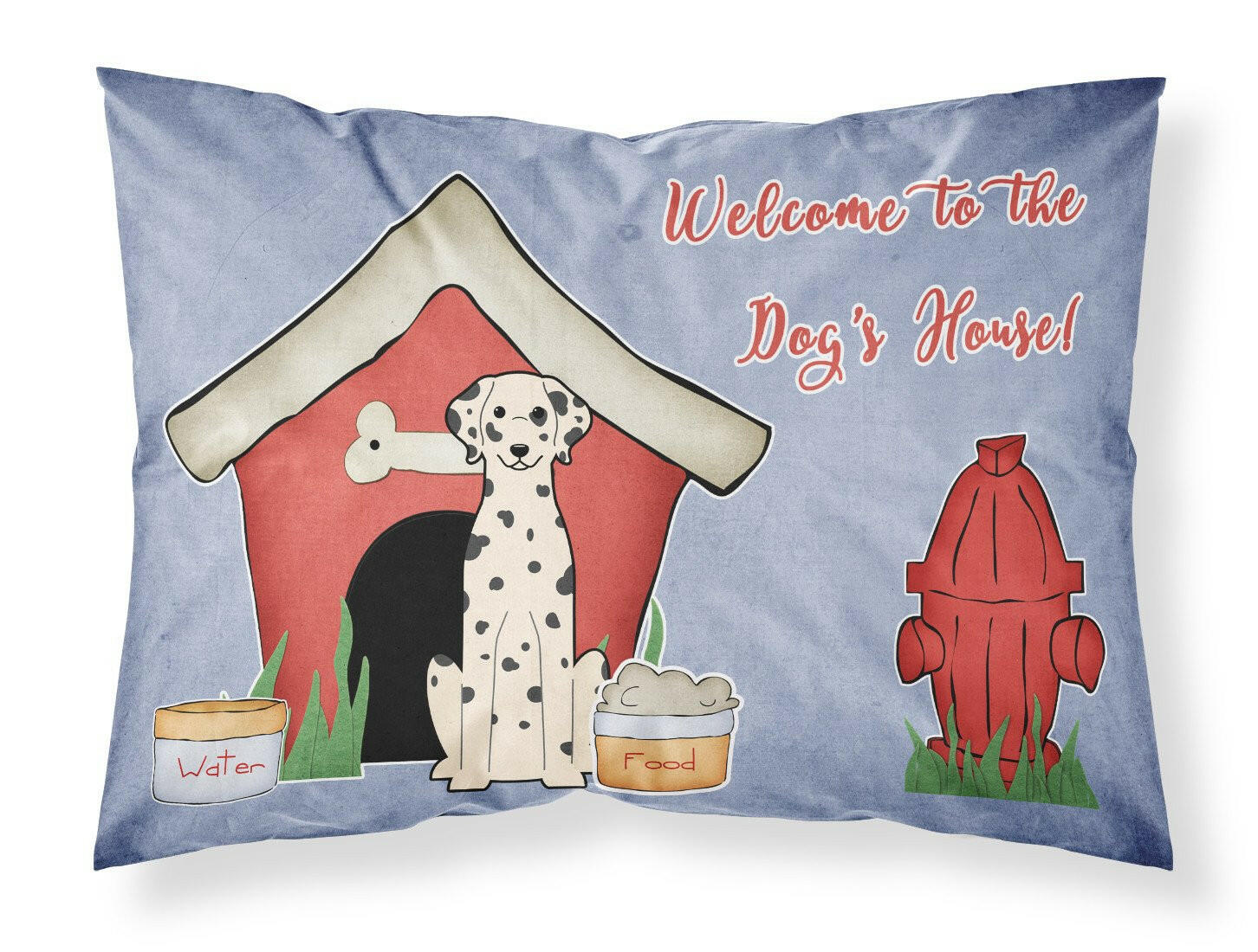 Dog House Collection Dalmatian Fabric Standard Pillowcase BB2851PILLOWCASE by Caroline's Treasures