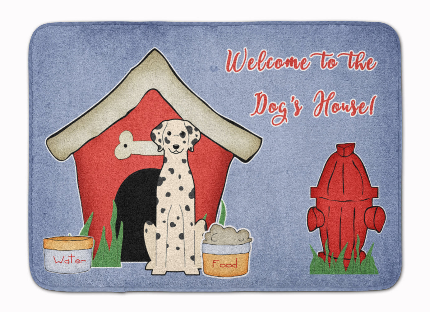 Dog House Collection Dalmatian Machine Washable Memory Foam Mat BB2851RUG - the-store.com