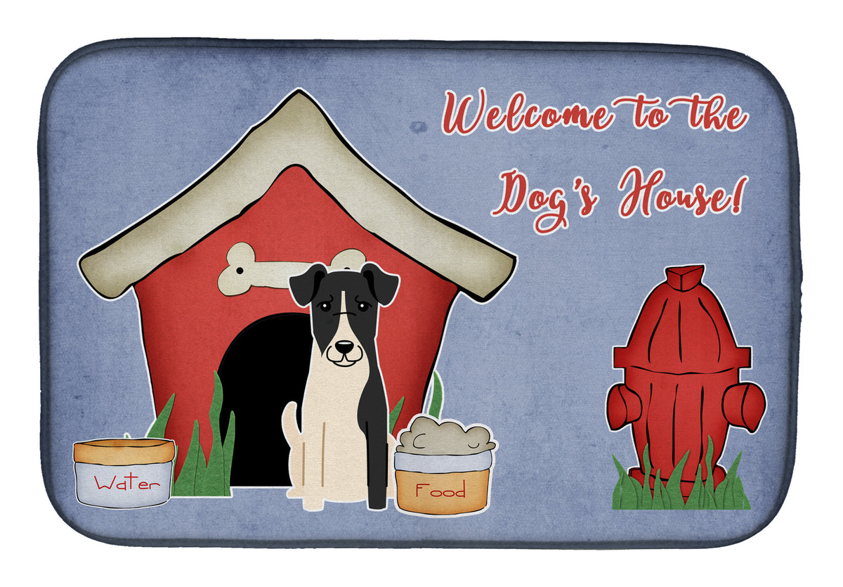 Dog House Collection Smooth Fox Terrier Dish Drying Mat BB2852DDM