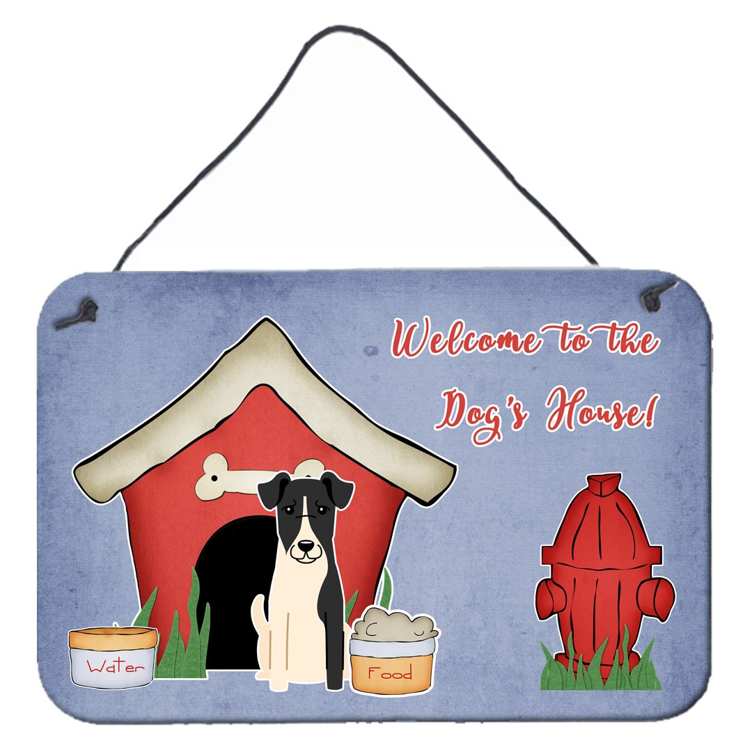 Dog House Collection Smooth Fox Terrier Wall or Door Hanging Prints BB2852DS812 by Caroline&#39;s Treasures