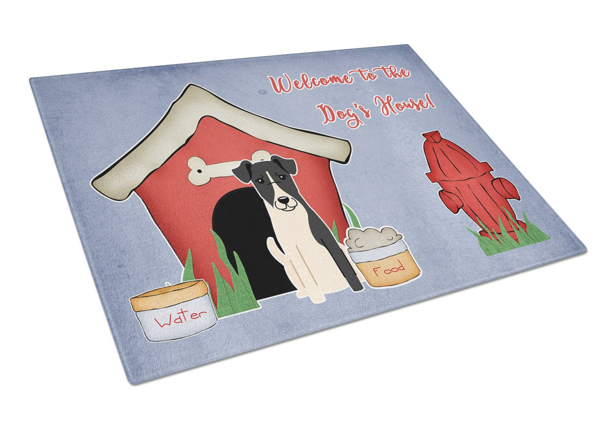 Dog House Collection Smooth Fox Terrier Glass Cutting Board Large BB2852LCB by Caroline&#39;s Treasures