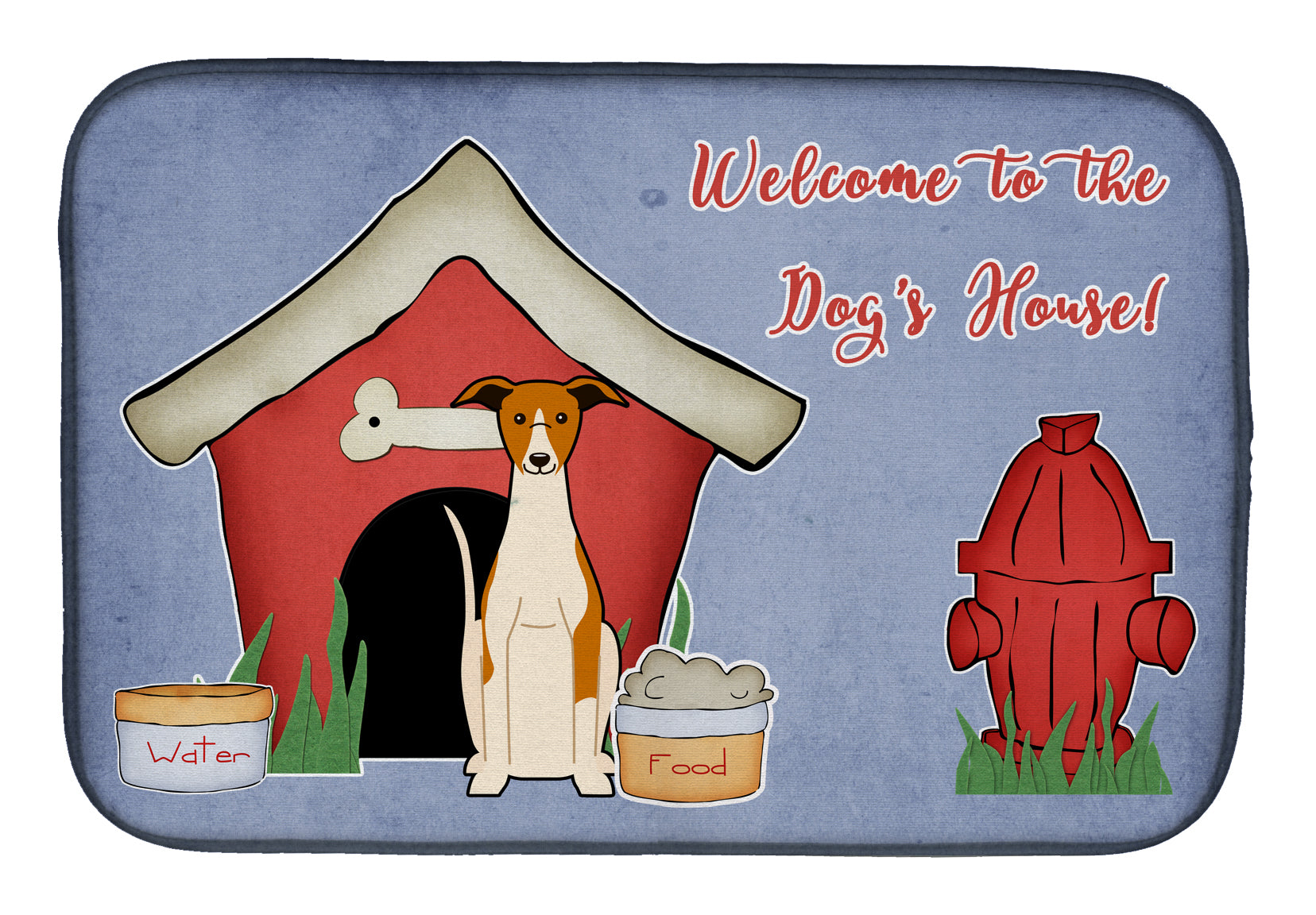 Dog House Collection Whippet Dish Drying Mat BB2853DDM