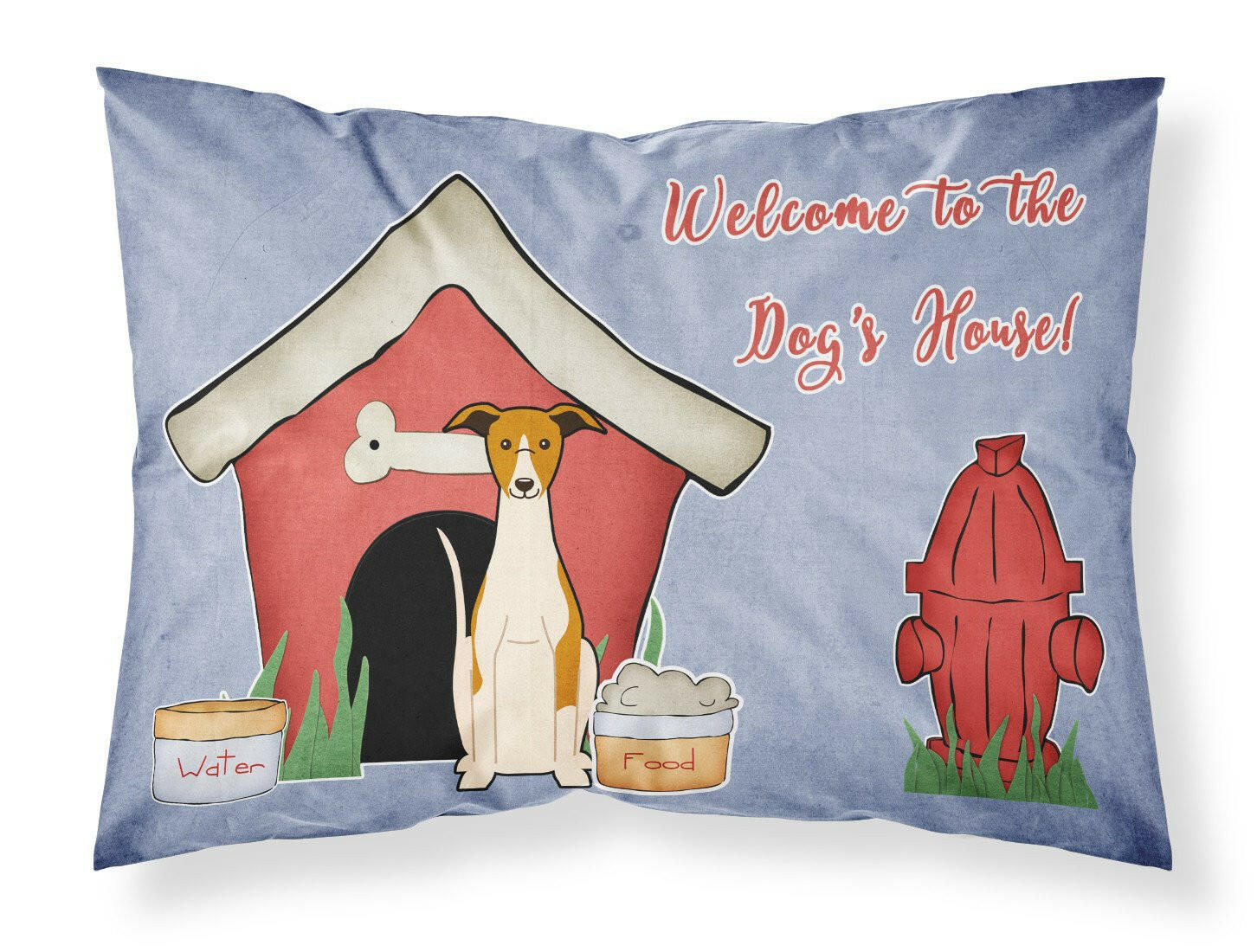 Dog House Collection Whippet Fabric Standard Pillowcase BB2853PILLOWCASE by Caroline's Treasures