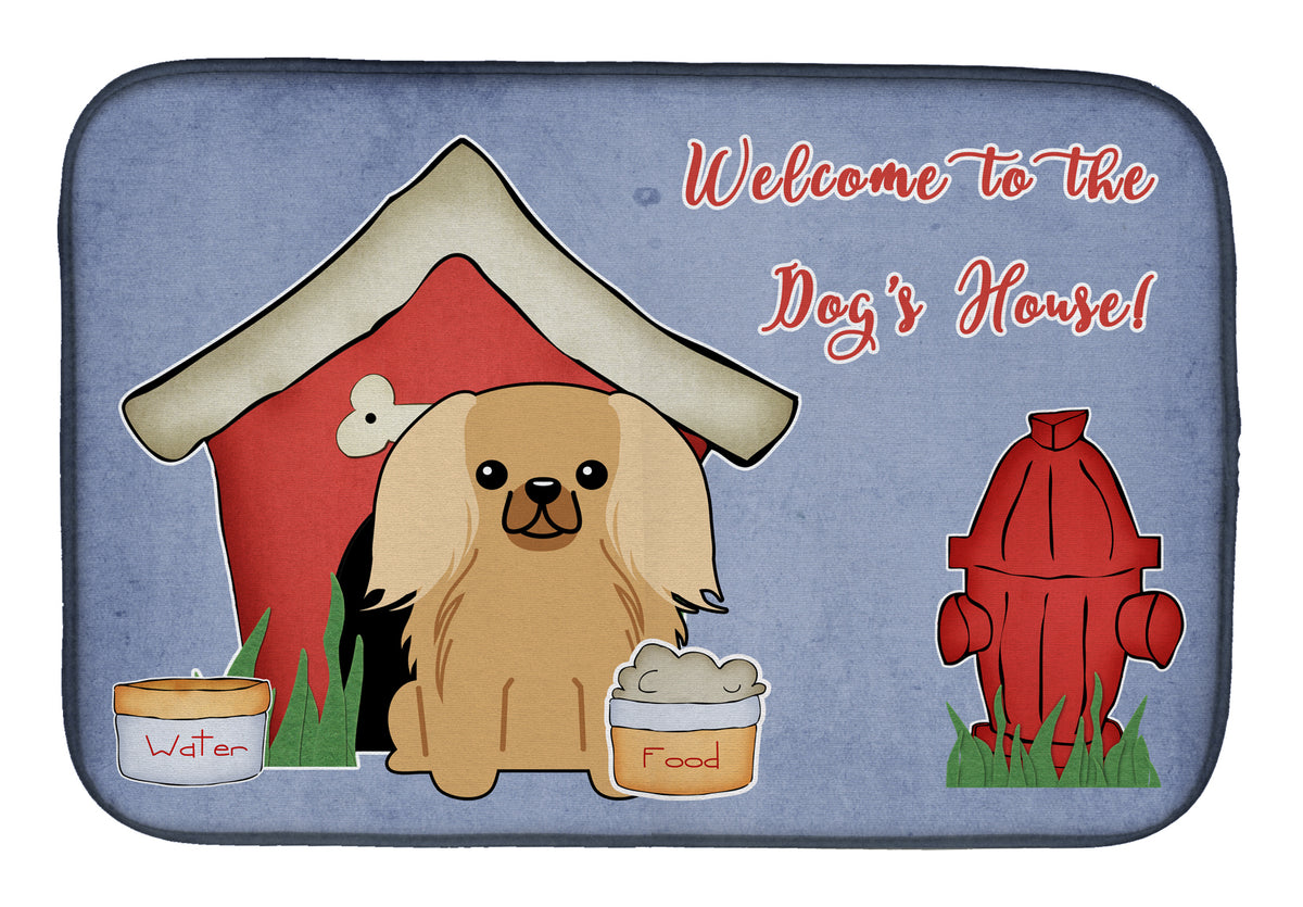 Dog House Collection Pekingnese Fawn Sable Dish Drying Mat BB2858DDM
