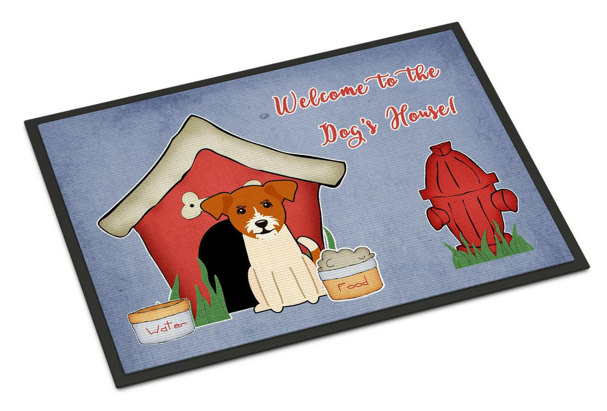 Dog House Collection Jack Russell Terrier Indoor or Outdoor Mat 24x36 BB2862JMAT - the-store.com