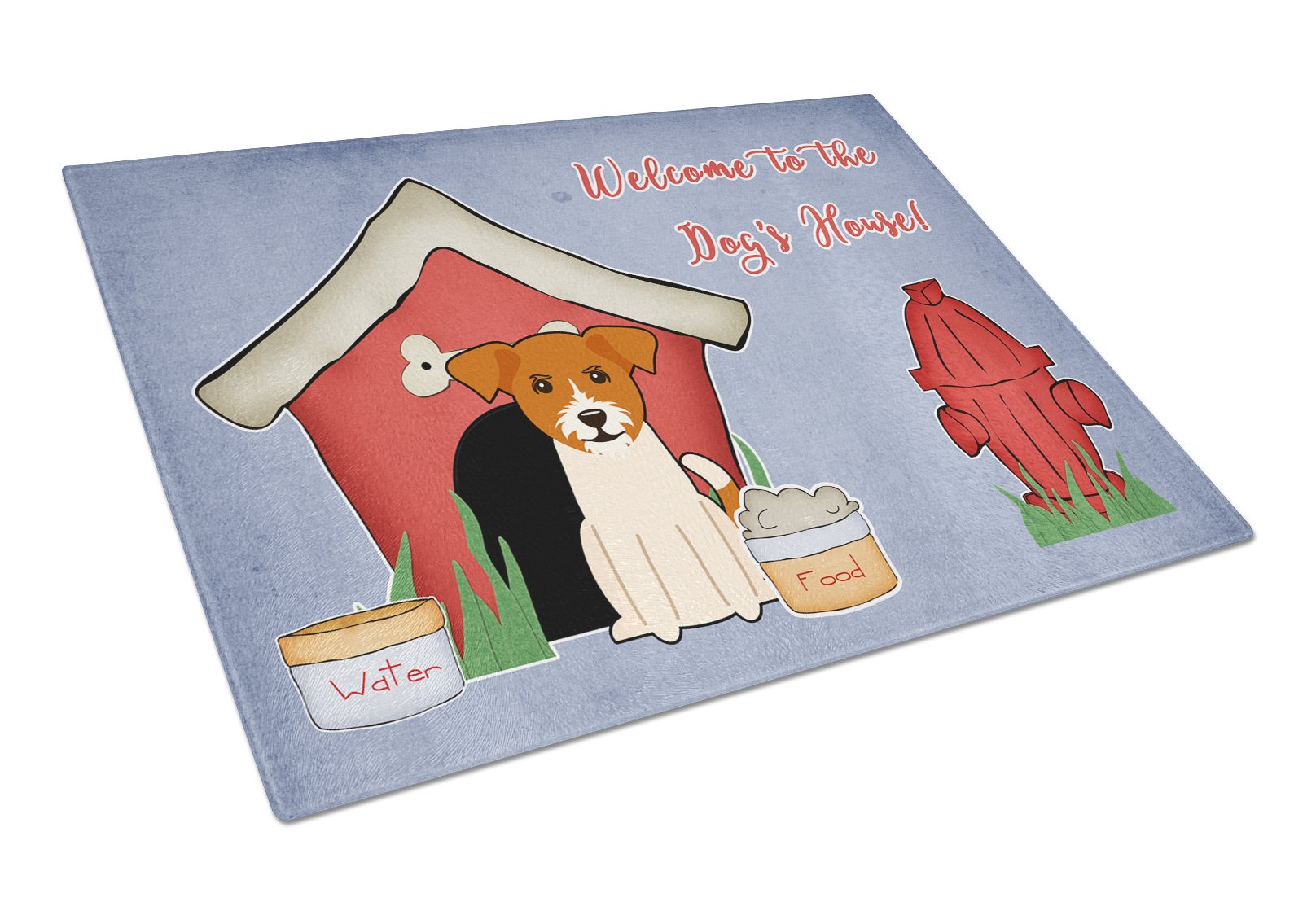 Dog House Collection Jack Russell Terrier Glass Cutting Board Large BB2862LCB by Caroline's Treasures