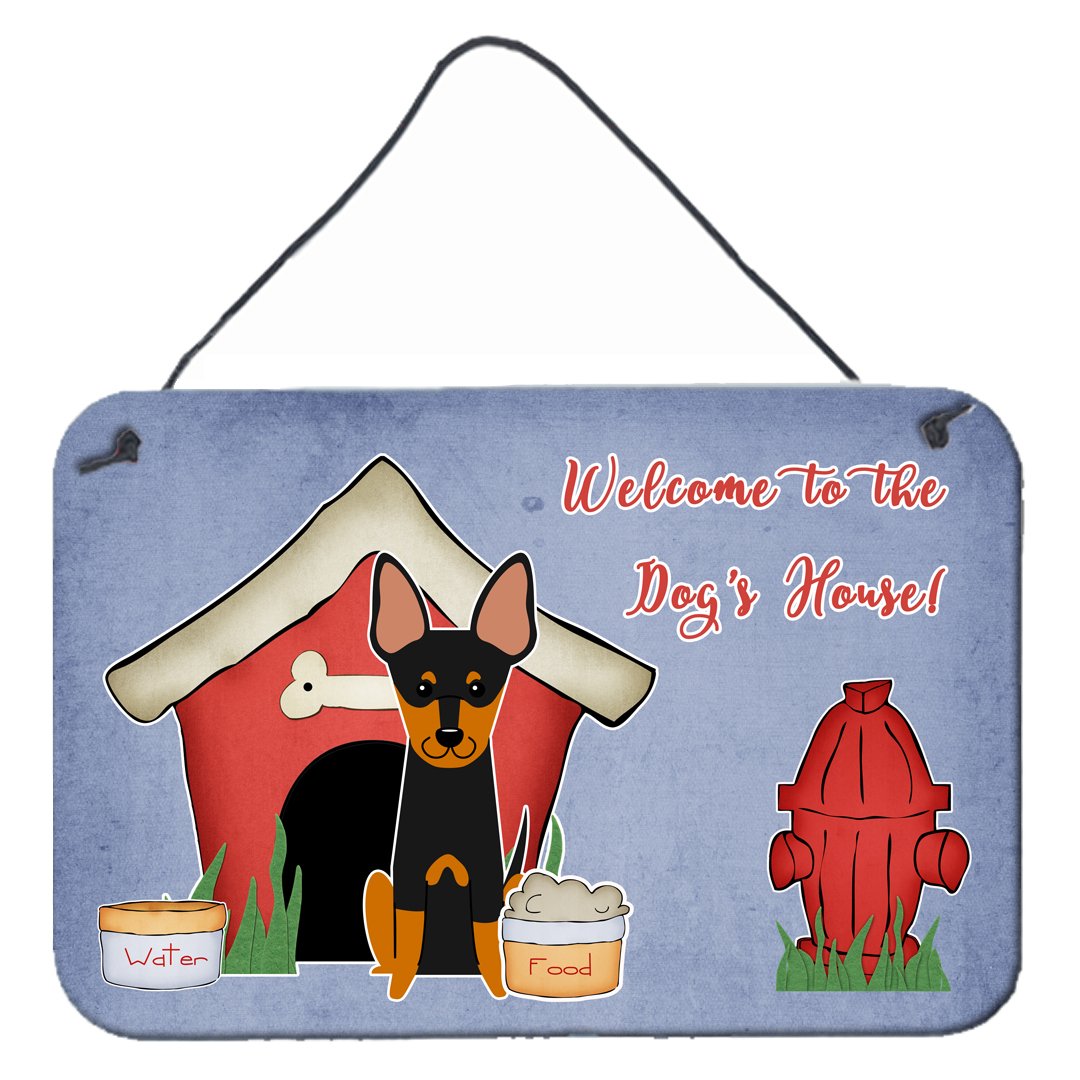 Dog House Collection English Toy Terrier Wall or Door Hanging Prints BB2863DS812 by Caroline&#39;s Treasures