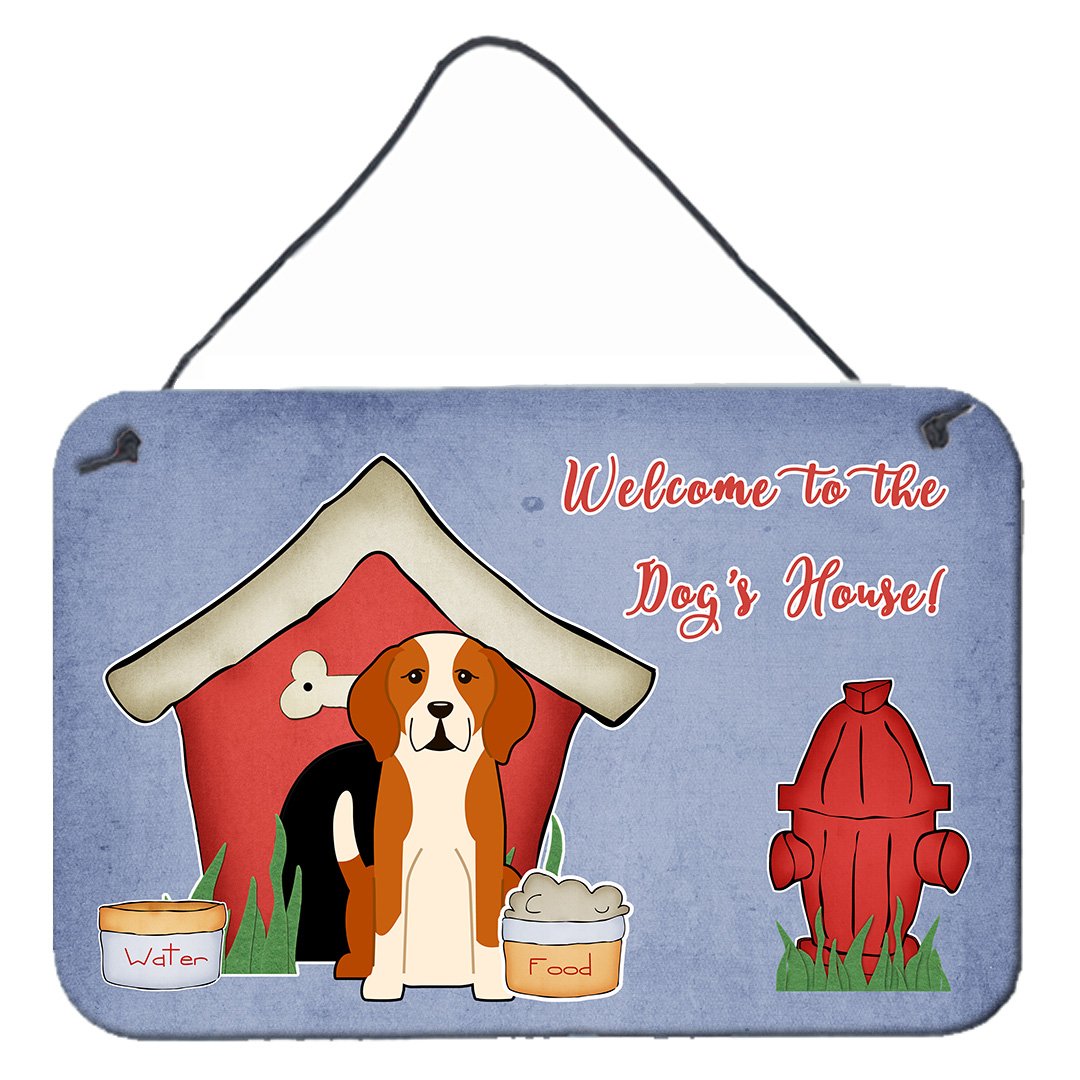 Dog House Collection English Foxhound Wall or Door Hanging Prints BB2864DS812 by Caroline&#39;s Treasures
