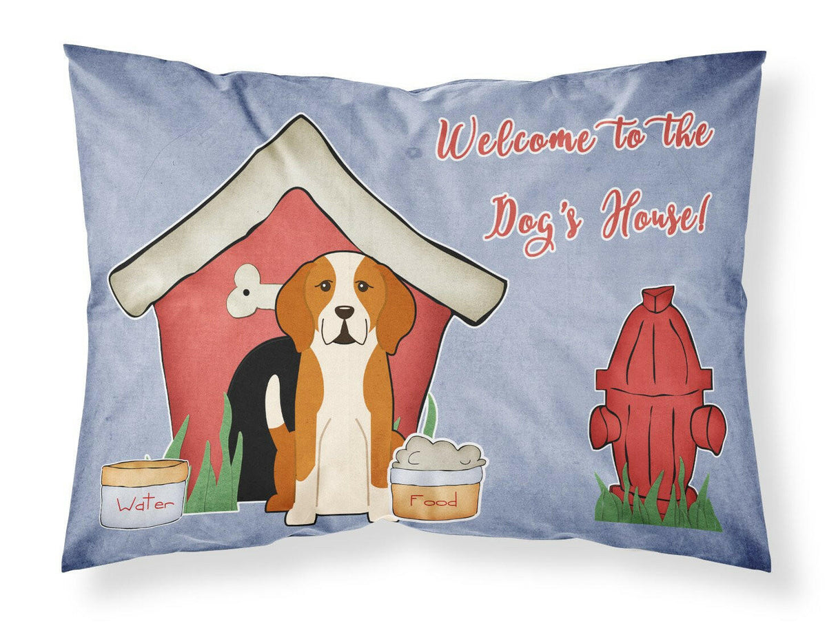 Dog House Collection English Foxhound Fabric Standard Pillowcase BB2864PILLOWCASE by Caroline&#39;s Treasures