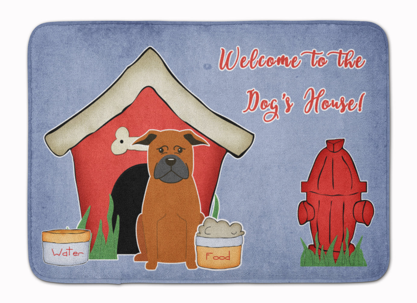 Dog House Collection Chinese Chongqing Dog Machine Washable Memory Foam Mat BB2865RUG - the-store.com