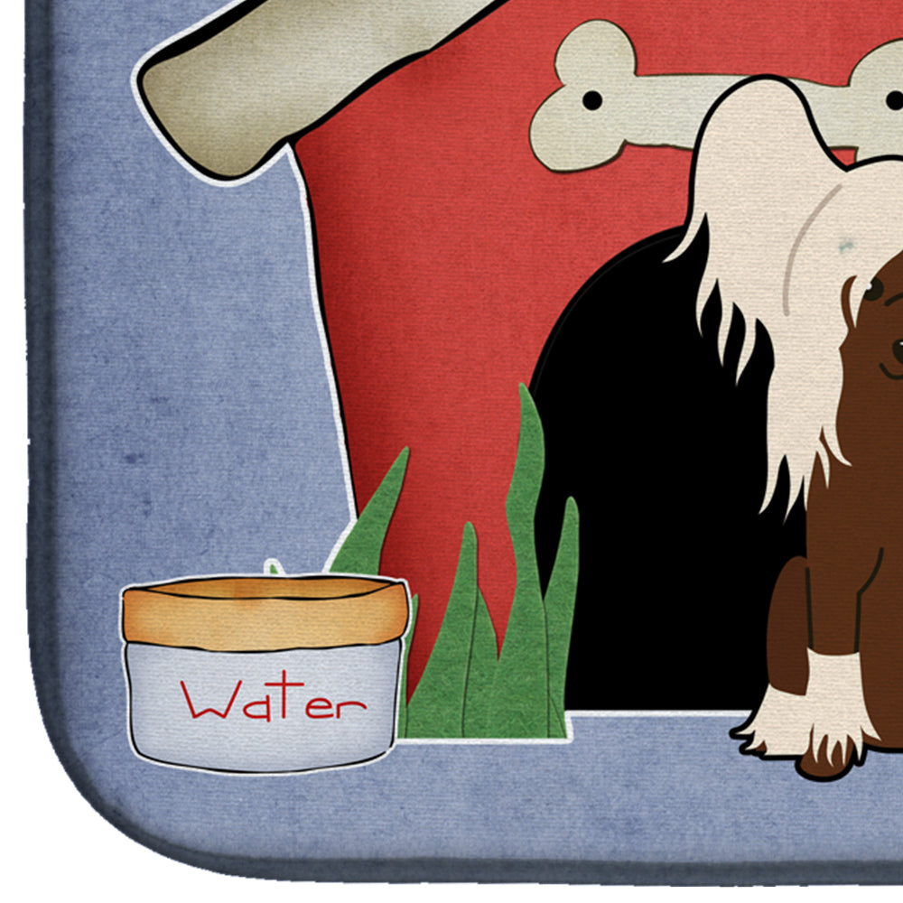 Dog House Collection Chinese Crested Cream Dish Drying Mat BB2867DDM  the-store.com.
