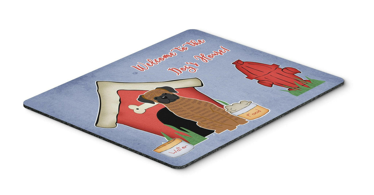 Dog House Collection Brindle Boxer Mouse Pad, Hot Pad or Trivet BB2871MP by Caroline&#39;s Treasures