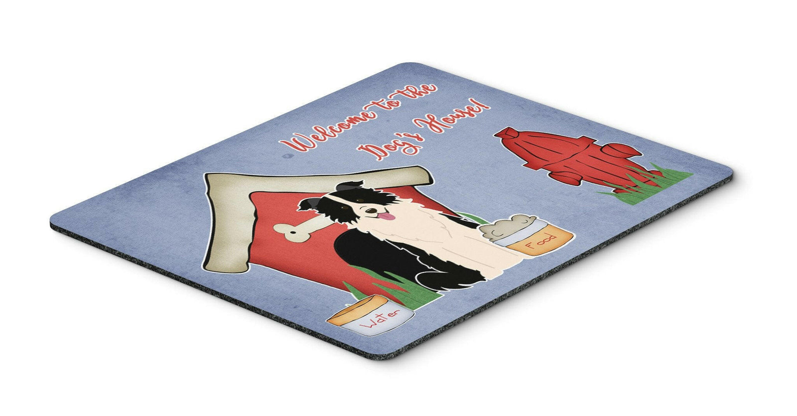 Dog House Collection Border Collie Black White Mouse Pad, Hot Pad or Trivet BB2872MP by Caroline's Treasures