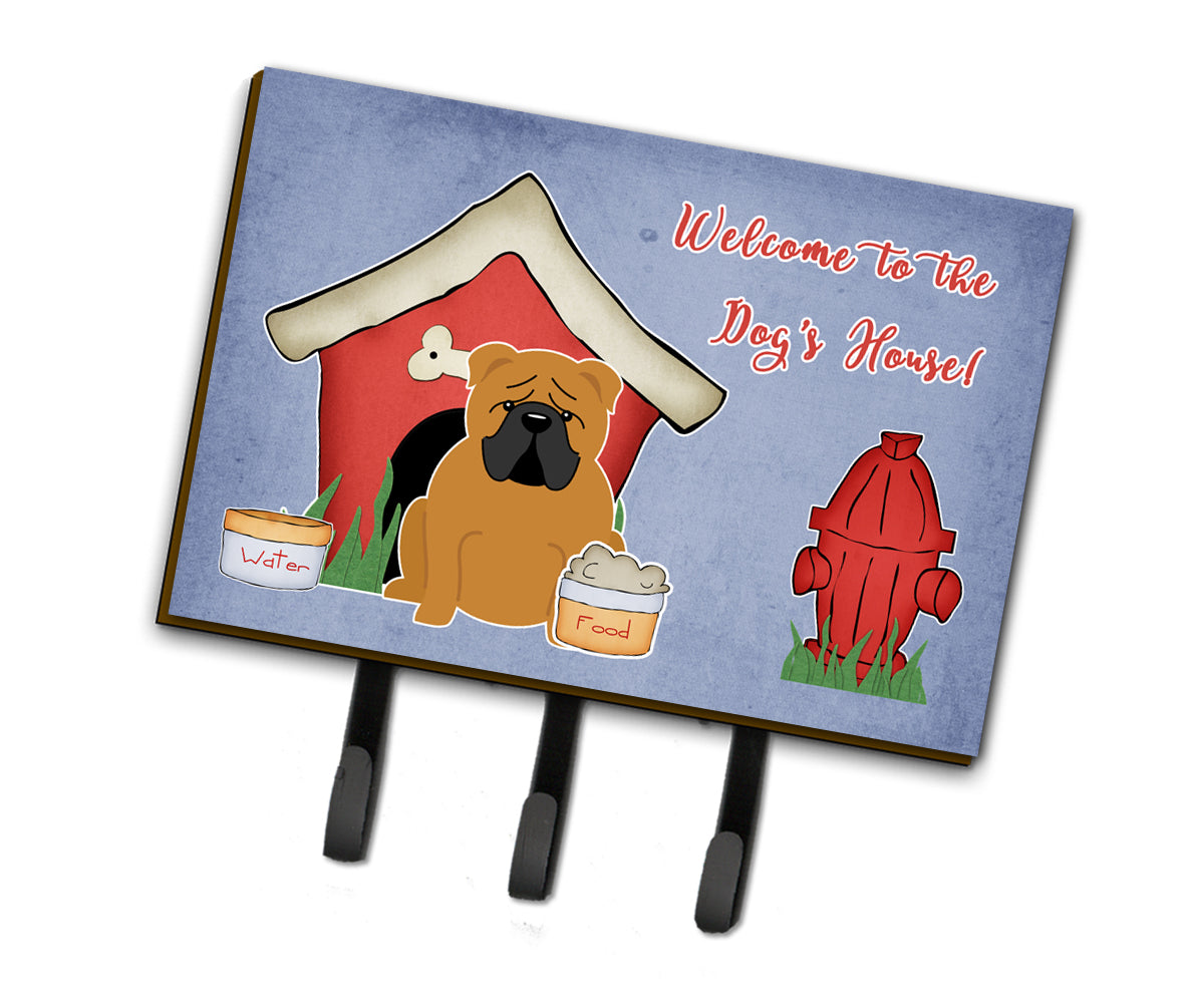 Dog House Collection English Bulldog Red Leash or Key Holder  the-store.com.