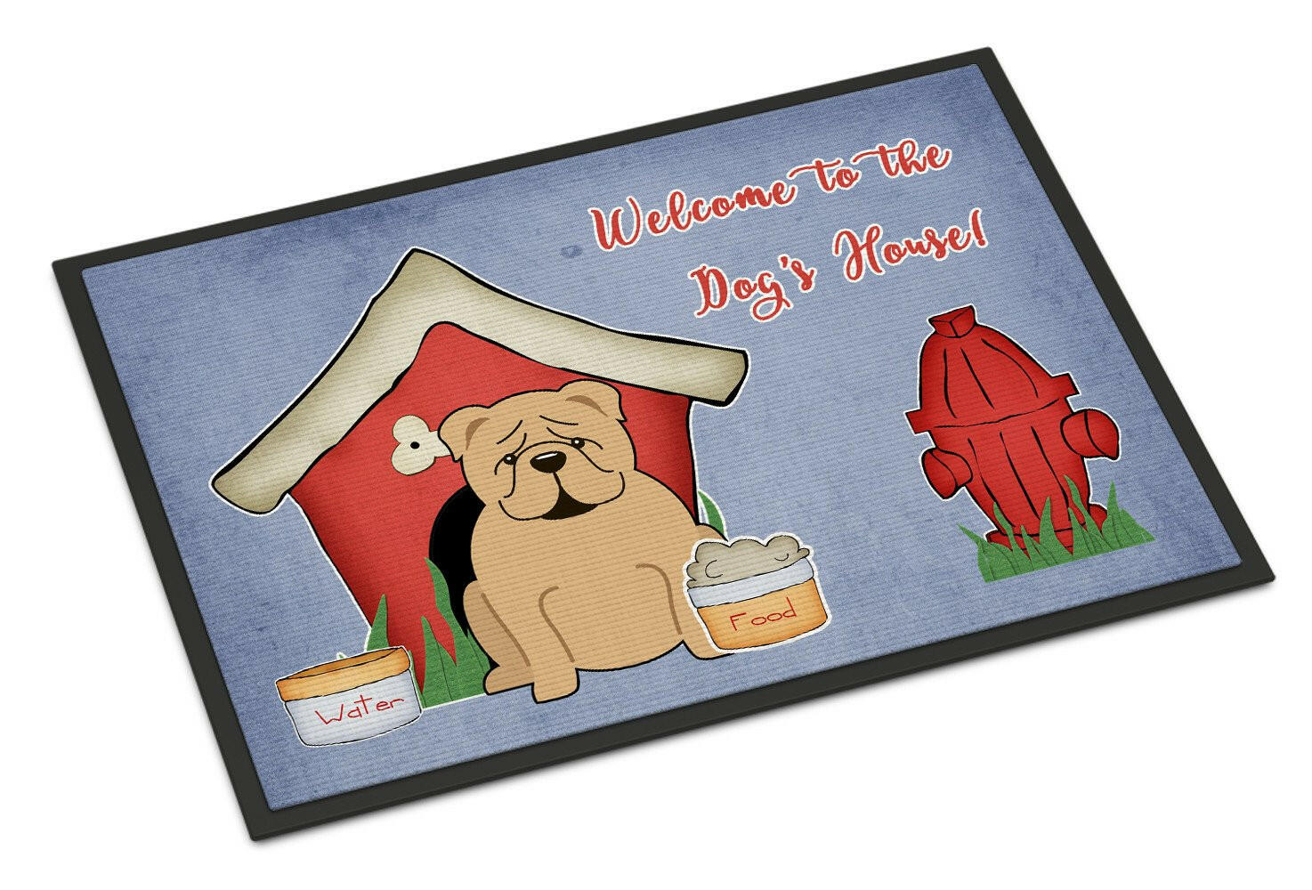 Dog House Collection English Bulldog Fawn Indoor or Outdoor Mat 24x36 BB2878JMAT - the-store.com