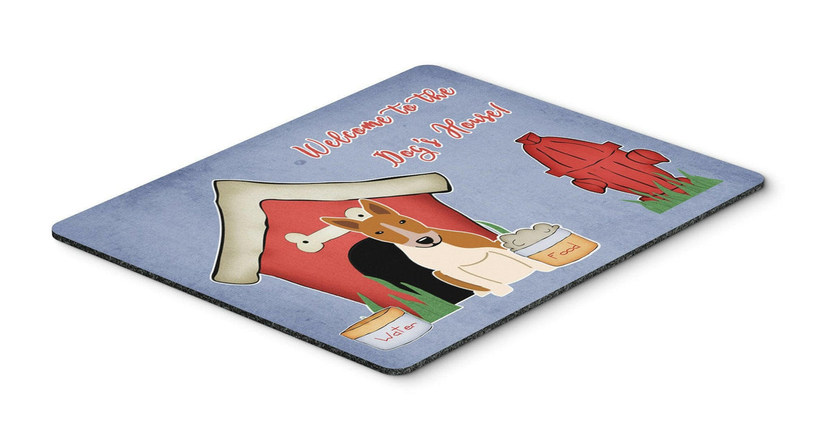 Dog House Collection Bull Terrier Red White Mouse Pad, Hot Pad or Trivet BB2889MP by Caroline&#39;s Treasures