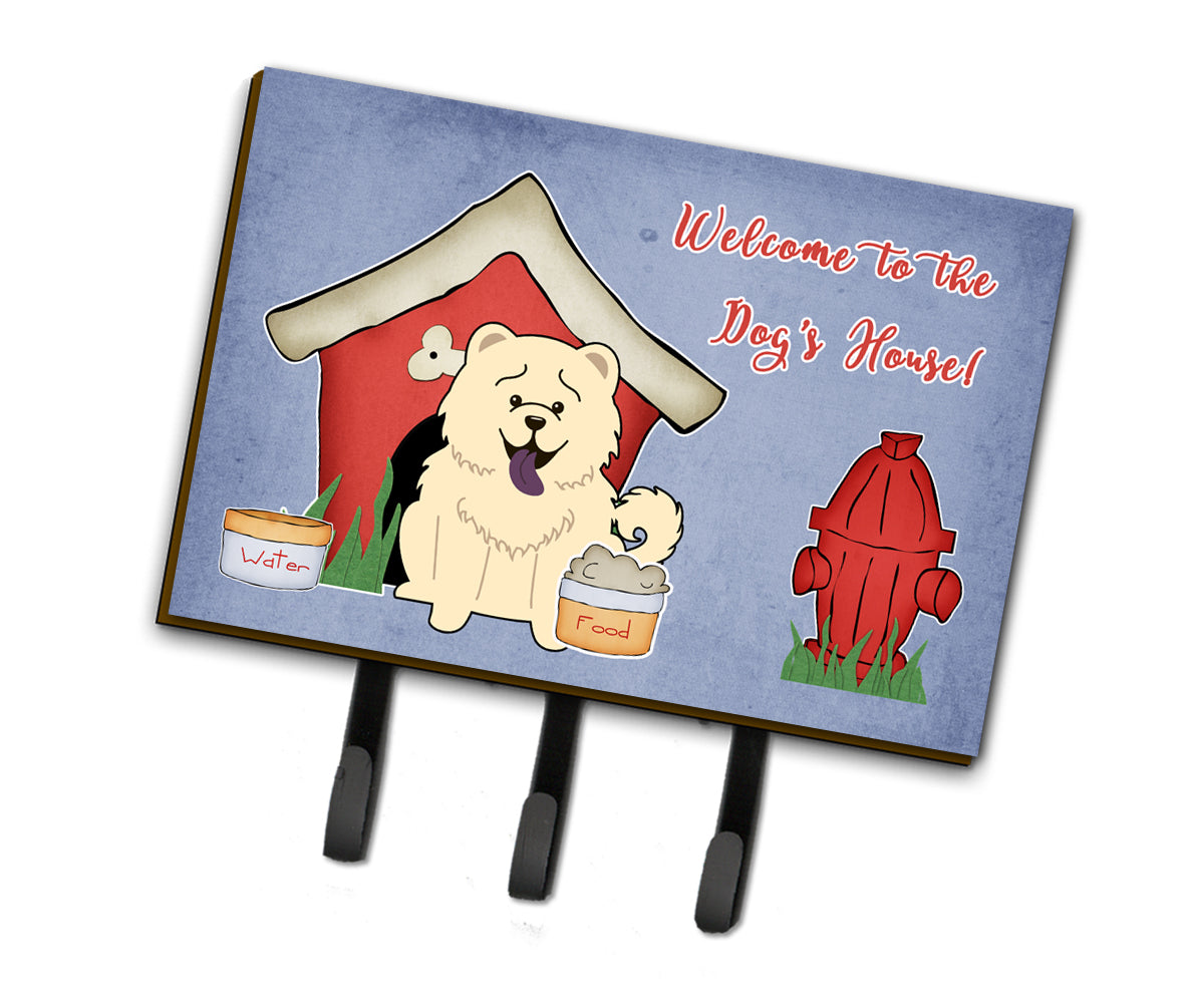 Dog House Collection Chow Chow White Leash or Key Holder
