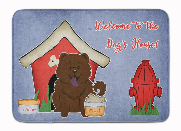 Dog House Collection Chow Chow Chocolate Machine Washable Memory Foam Mat BB2895RUG - the-store.com