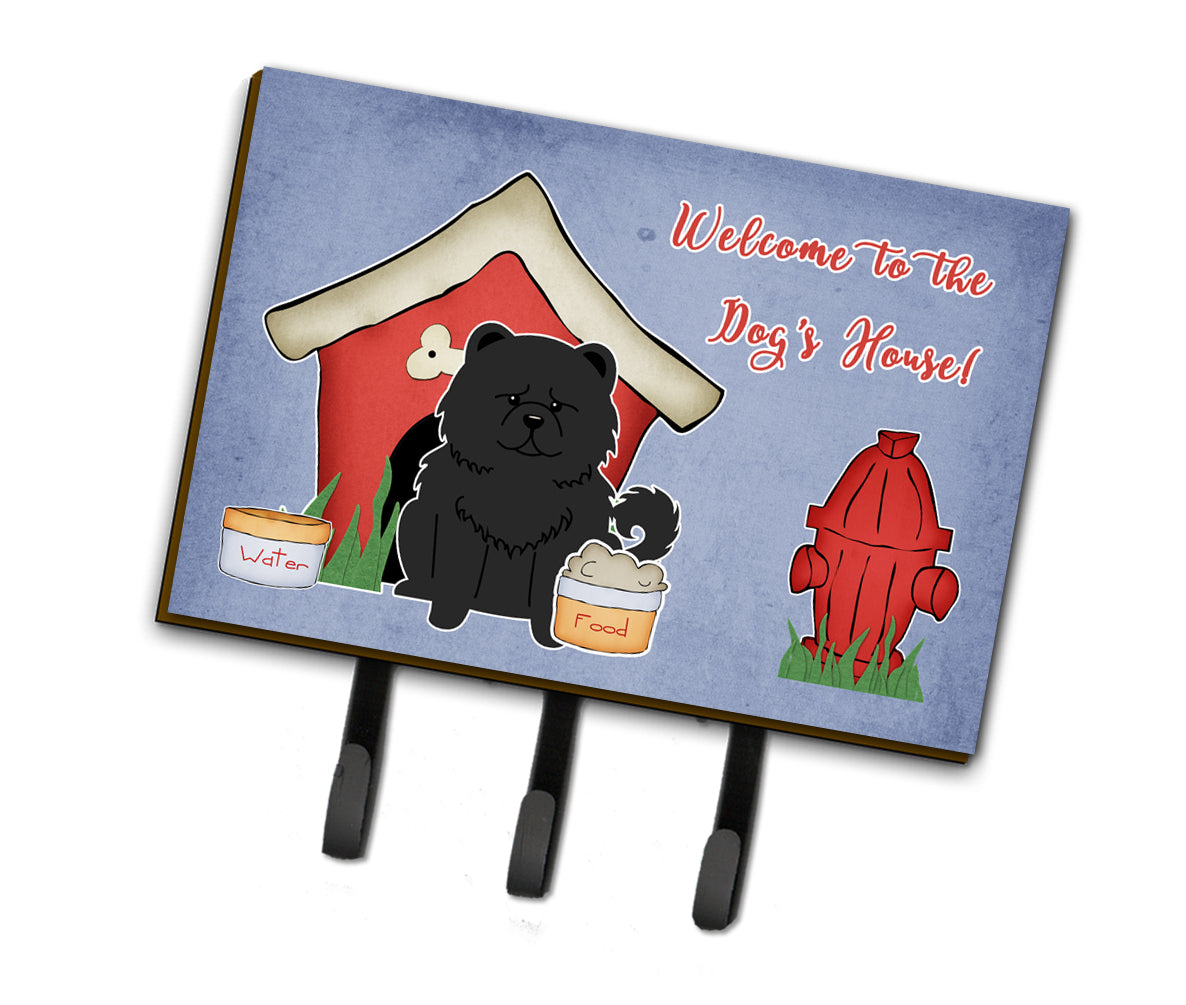 Dog House Collection Chow Chow Black Leash or Key Holder  the-store.com.