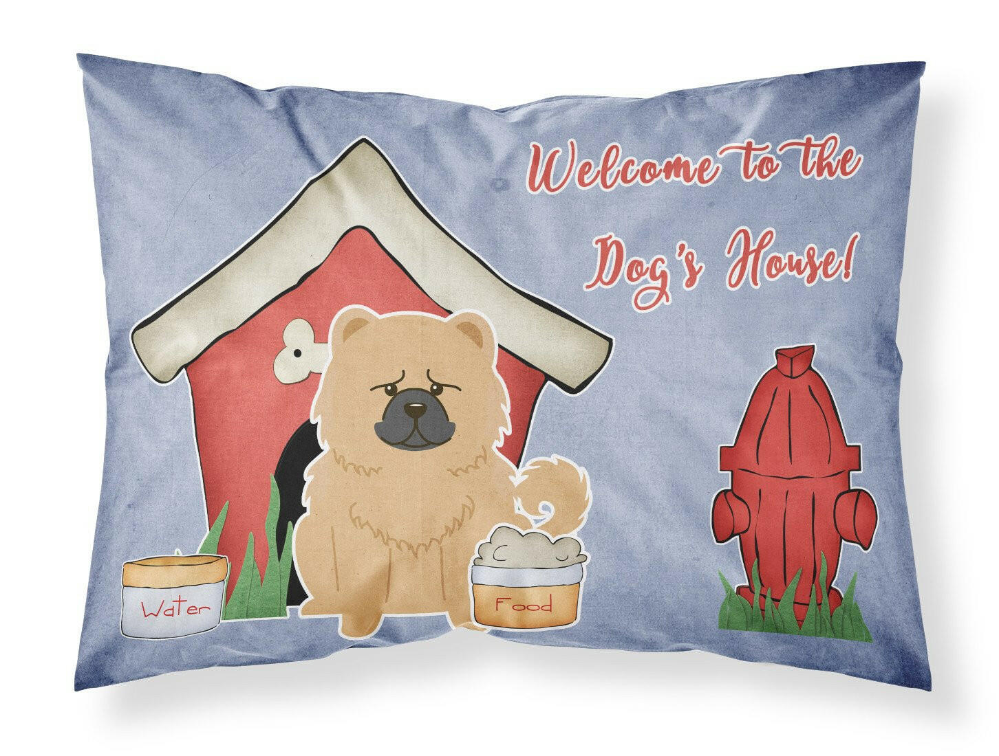 Dog House Collection Chow Chow Cream Fabric Standard Pillowcase BB2898PILLOWCASE by Caroline's Treasures