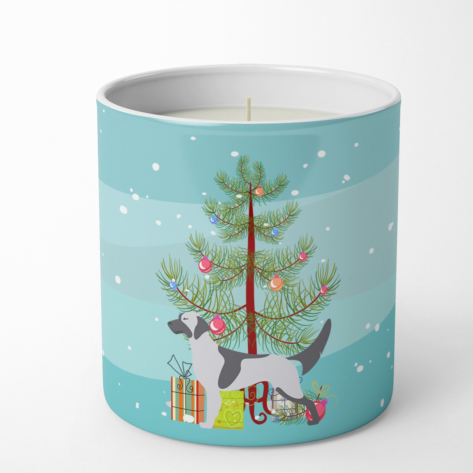 Buy this English Setter Merry Christmas Tree 10 oz Decorative Soy Candle