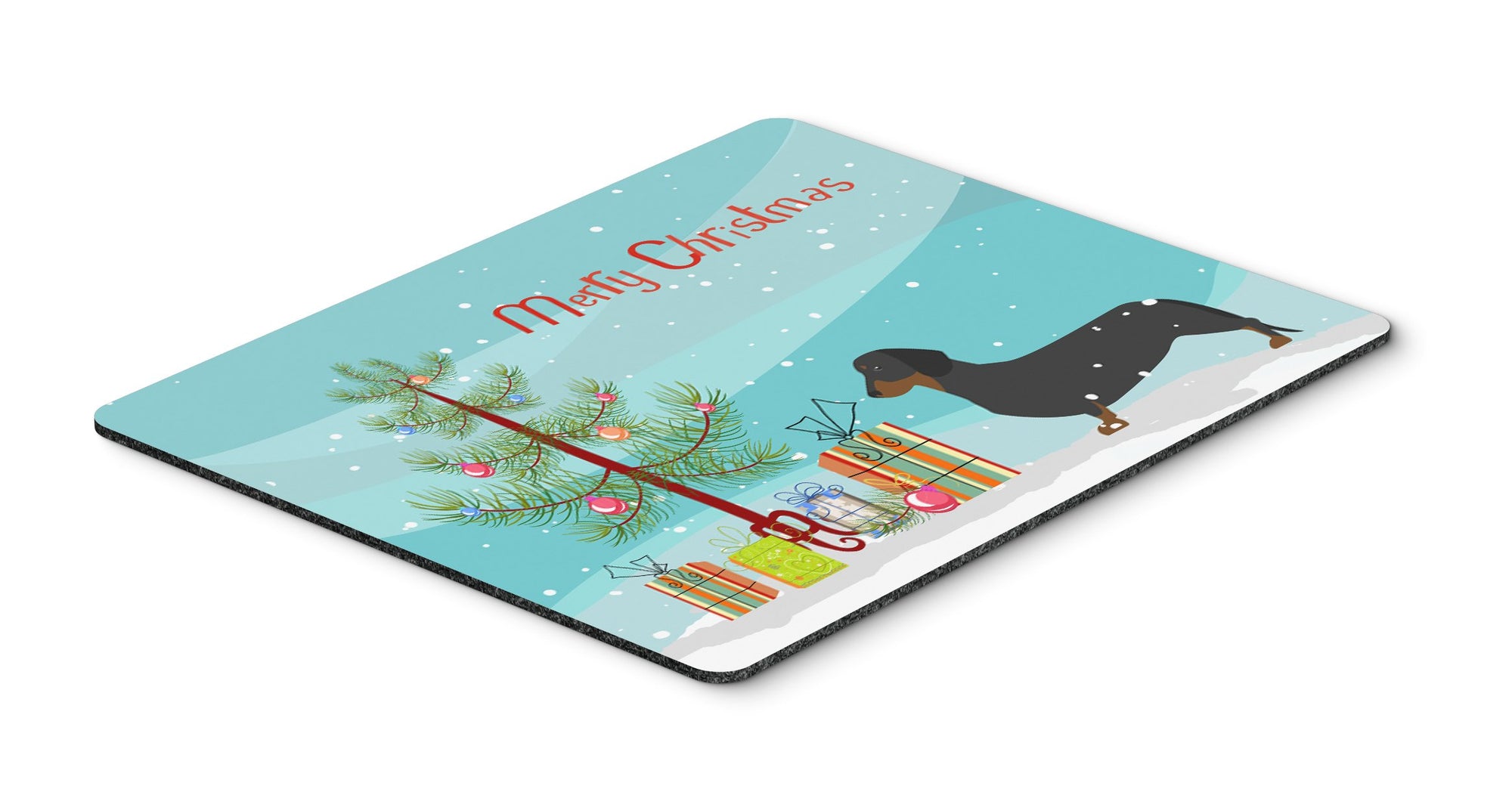 Dachshund Merry Christmas Tree Mouse Pad, Hot Pad or Trivet BB2900MP by Caroline's Treasures