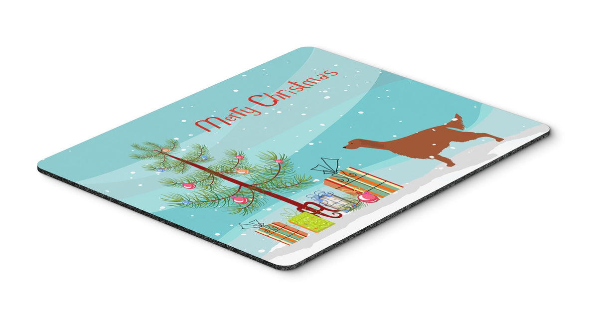 Irish Setter Merry Christmas Tree Mouse Pad, Hot Pad or Trivet BB2911MP by Caroline&#39;s Treasures