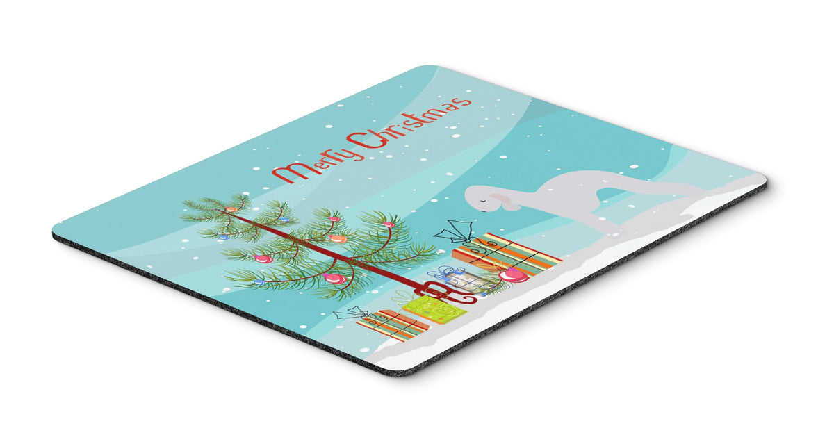 Bedlington Terrier Merry Christmas Tree Mouse Pad, Hot Pad or Trivet by Caroline&#39;s Treasures