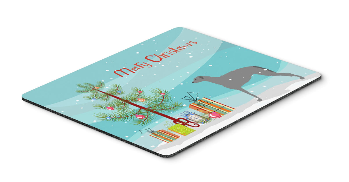 Scottish Deerhound Merry Christmas Tree Mouse Pad, Hot Pad or Trivet by Caroline&#39;s Treasures