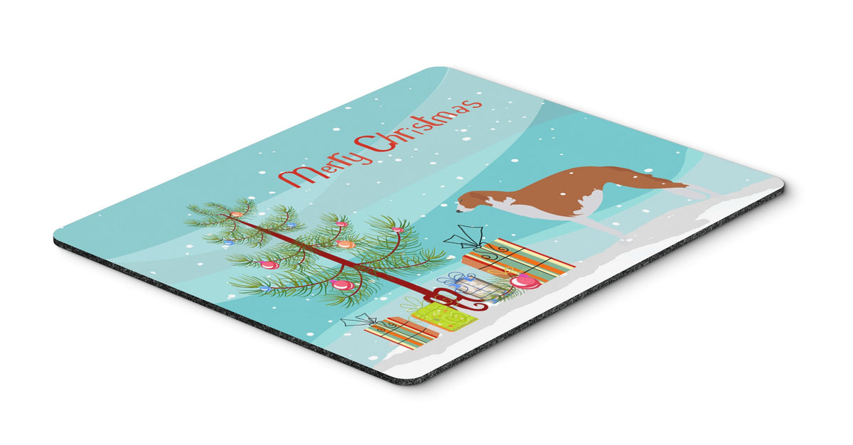Borzoi Russian Greyhound Merry Christmas Tree Mouse Pad, Hot Pad or Trivet BB2917MP by Caroline&#39;s Treasures