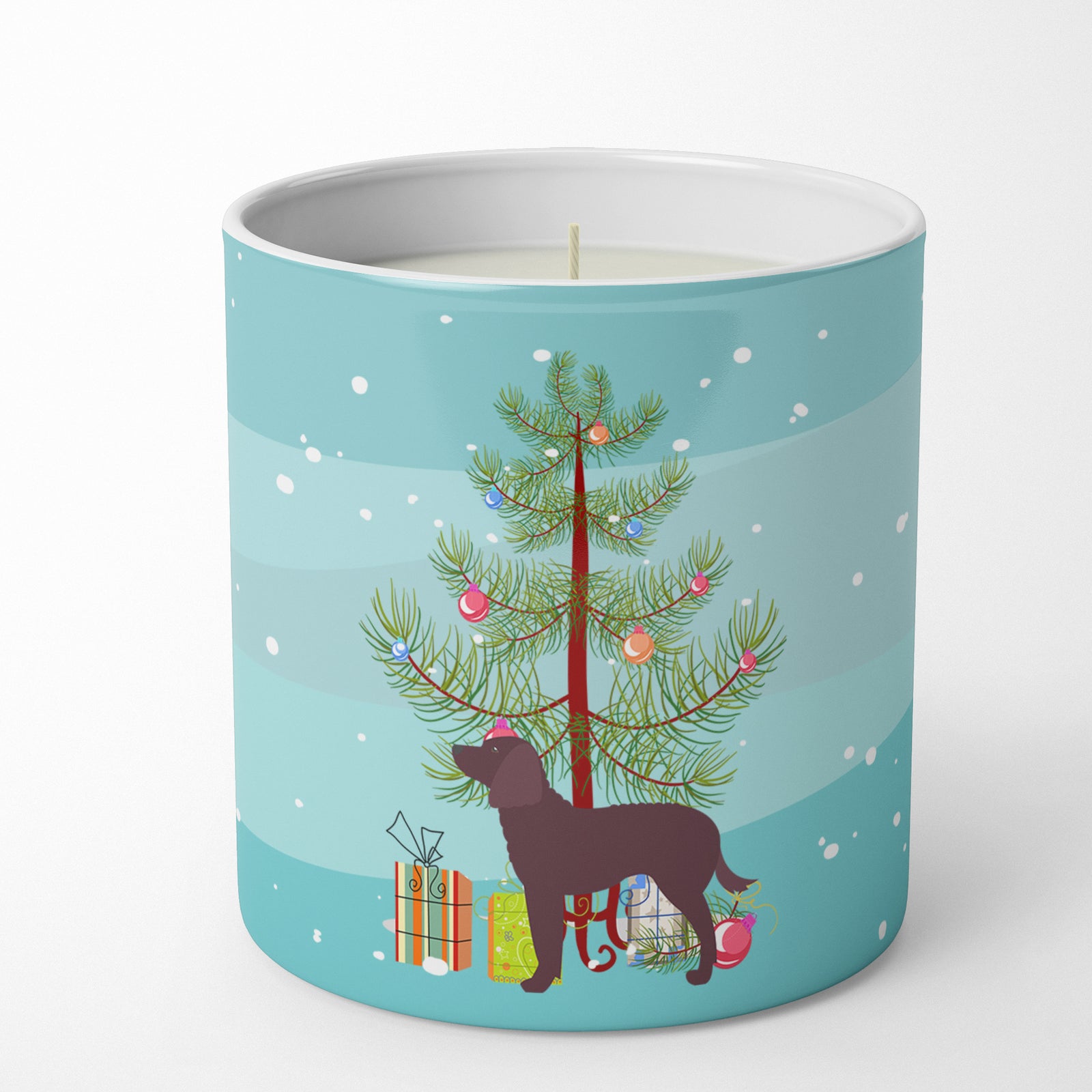 Buy this American Water Spaniel Merry Christmas Tree 10 oz Decorative Soy Candle