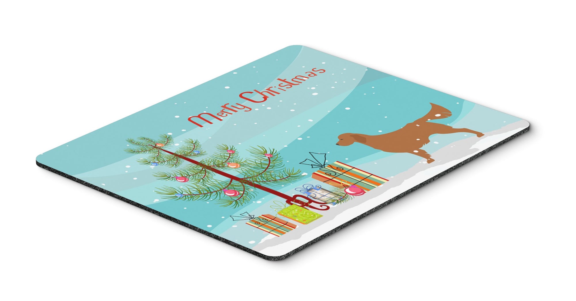 Golden Retriever Merry Christmas Tree Mouse Pad, Hot Pad or Trivet by Caroline's Treasures