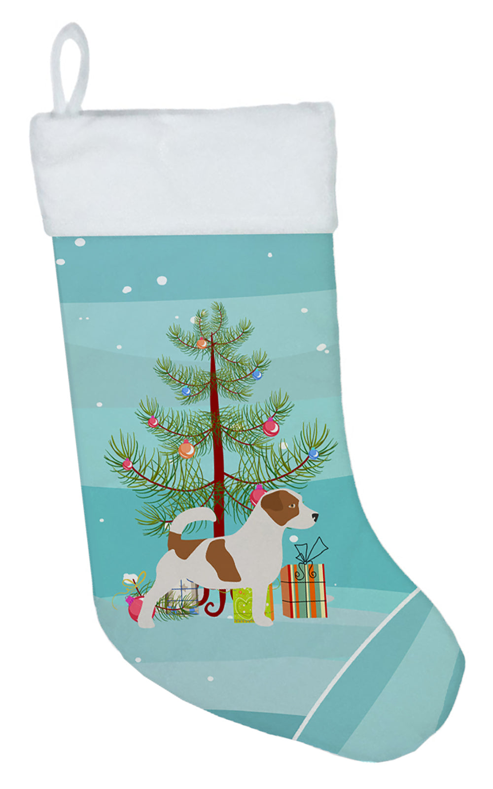 Jack Russell Terrier Merry Christmas Tree Christmas Stocking BB2925CS