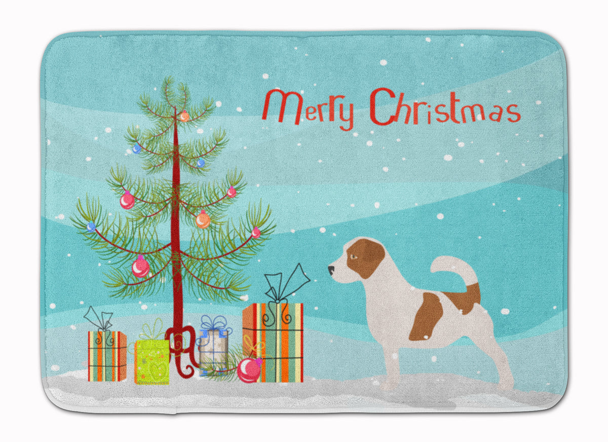 Jack Russell Terrier Merry Christmas Tree Machine Washable Memory Foam Mat BB2925RUG - the-store.com