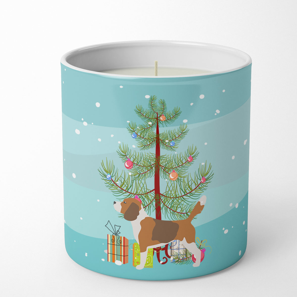 Buy this Beagle Merry Christmas Tree 10 oz Decorative Soy Candle