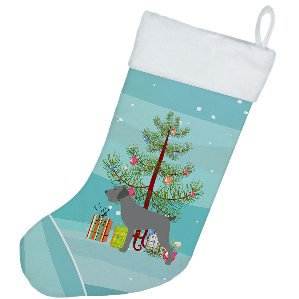 German Wirehaired Pointer Merry Christmas Tree Christmas Stocking BB2929CS  the-store.com.