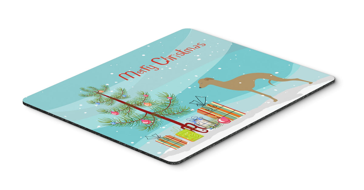 Italian Greyhound Merry Christmas Tree Mouse Pad, Hot Pad or Trivet by Caroline&#39;s Treasures