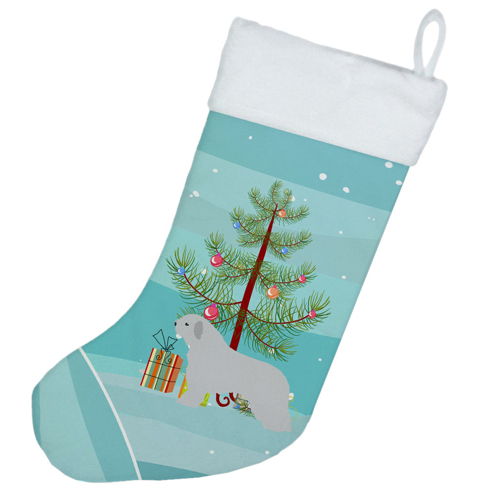 Caroline's Treasures Spanish Water Dog Merry Christmas Tree Christmas Stocking BB2933CS