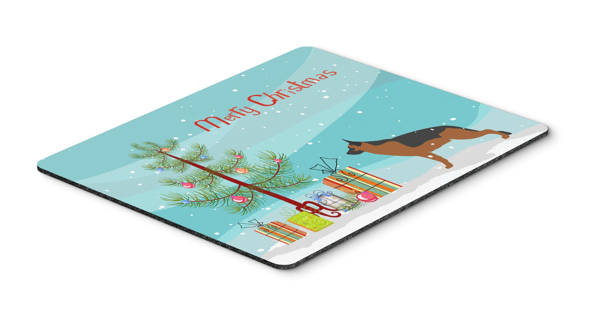 German Shepherd Merry Christmas Tree Mouse Pad, Hot Pad or Trivet by Caroline&#39;s Treasures