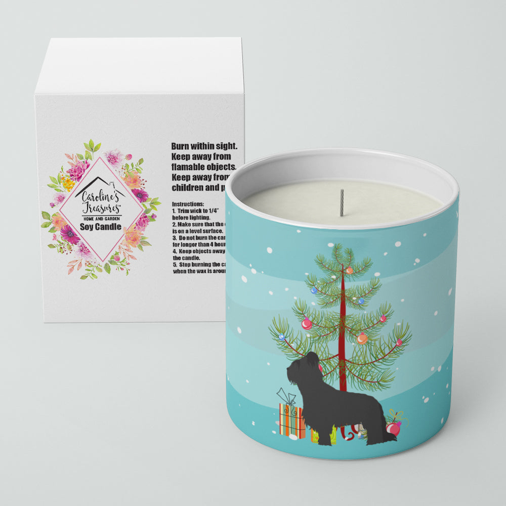 Briard Merry Christmas Tree 10 oz Decorative Soy Candle - the-store.com