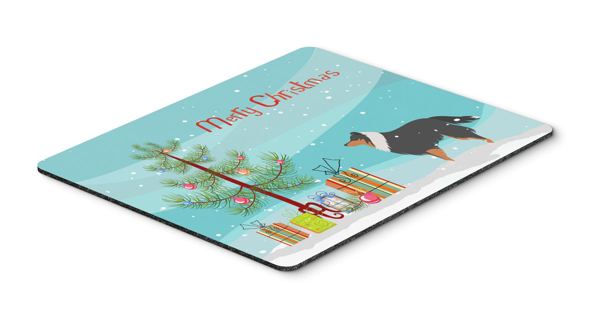 Sheltie/Shetland Sheepdog Merry Christmas Tree Mouse Pad, Hot Pad or Trivet BB2948MP by Caroline&#39;s Treasures